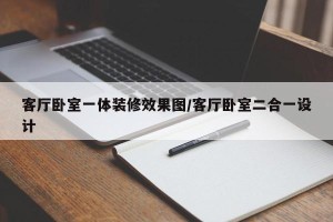 客厅卧室一体装修效果图/客厅卧室二合一设计